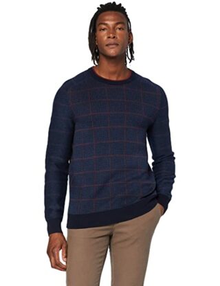 BOSS Aeyenne Pullover Herren, Blau