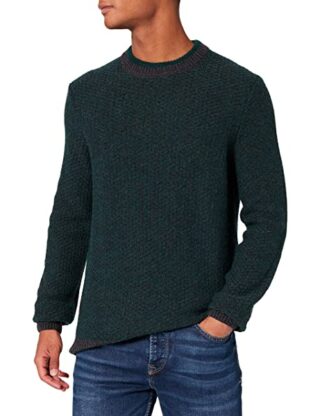 BOSS Akoriano Strickpullover Herren, Grau