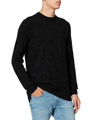 BOSS Aktaru Pullover Herren, Schwarz