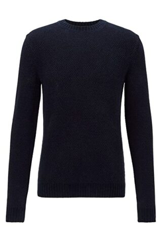 BOSS Amois Strickpullover Herren, Blau