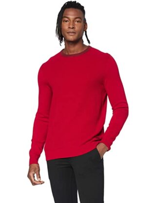 BOSS Ayakop Strickpullover Herren, Rot