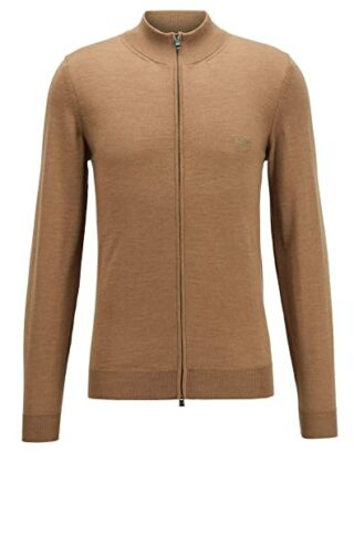 BOSS Balonso-L Strickjacke Herren, Beige