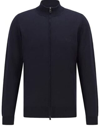 BOSS Balonso-L Strickjacke Herren, Blau