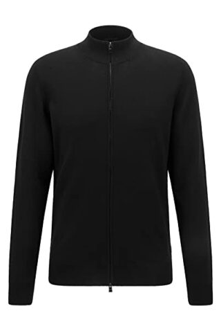 BOSS Balonso Strickjacke Herren, Schwarz