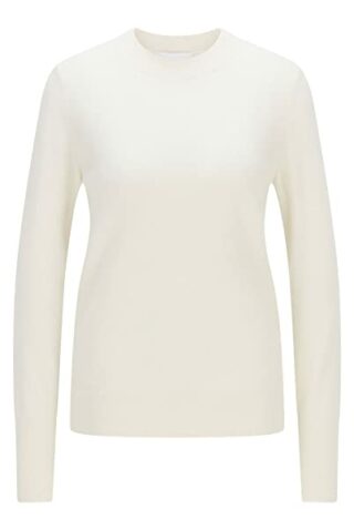 BOSS Formena Kaschmir Pullover Damen, Weiß