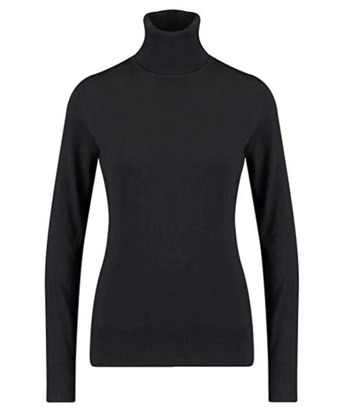 BOSS Iddinias Kaschmir Pullover Damen, Schwarz