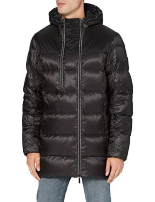 BOSS J_veny Steppjacke Herren, Schwarz