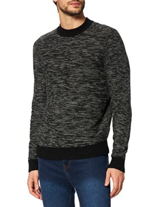 BOSS Kharles Strickpullover Herren, Schwarz