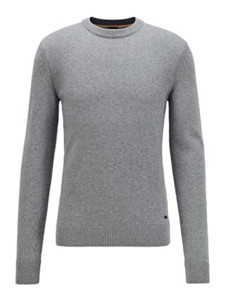 BOSS Kontreal Strickpullover Herren, Grau