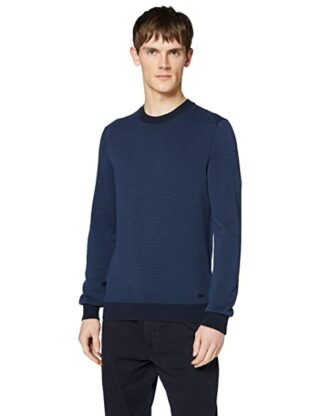 BOSS Kosumi Strickpullover Herren, Blau