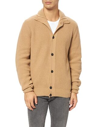 BOSS Kubetor Strickjacke Herren, Beige