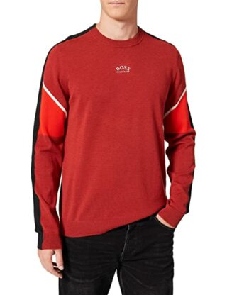 BOSS Rafio Strickpullover Herren, Rot