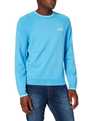 BOSS Riceno Strickpullover Herren, Blau