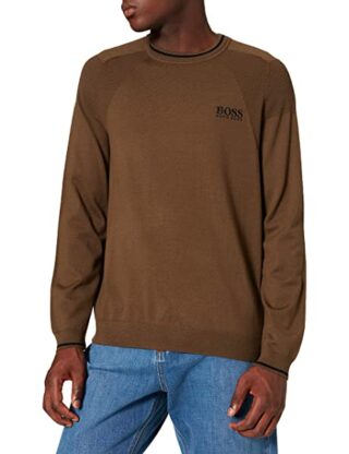 BOSS Riceno Strickpullover Herren, Braun