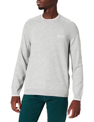 BOSS Riceno Strickpullover Herren, Grau