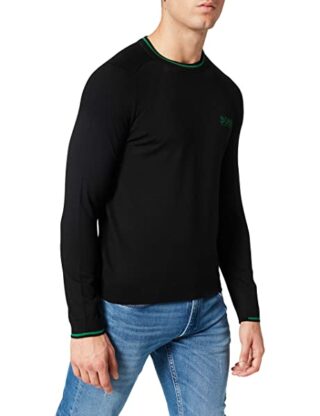 BOSS Riceno Strickpullover Herren, Schwarz