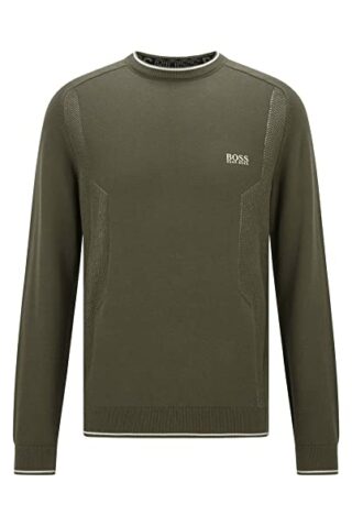 BOSS Rovan Strickpullover Herren, Grün