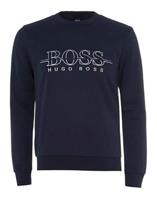 BOSS Salbo Pullover Herren, Blau