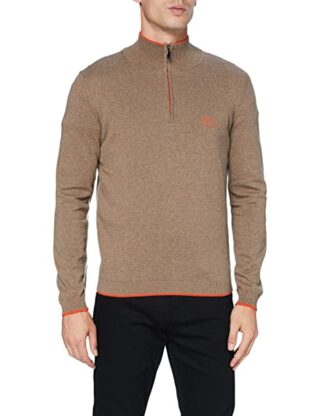 BOSS Strickpullover Herren, Braun