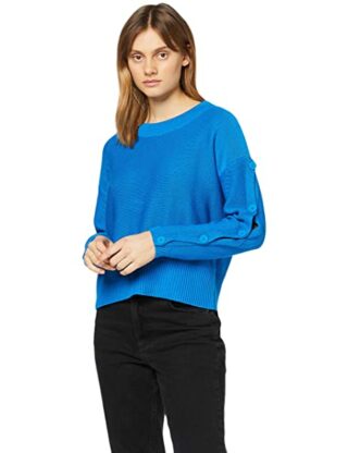 BOSS Wendelin Kaschmir Pullover Damen, Blau