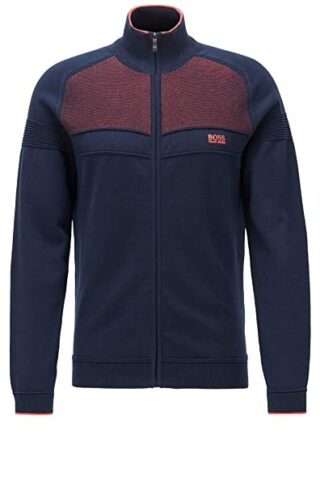 BOSS Zamot Strickjacke Herren, Blau