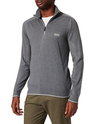 BOSS Zavico Strickpullover Herren, Grau