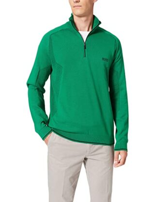 BOSS Zavico Strickpullover Herren, Grün