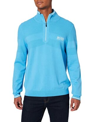 BOSS Zeci Strickpullover Herren, Blau