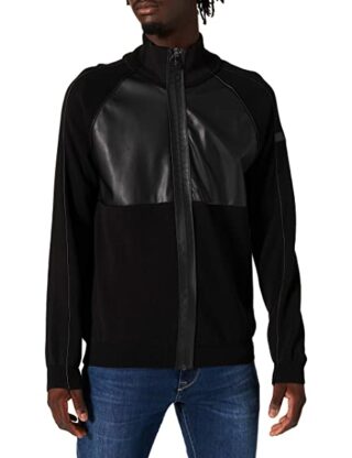 BOSS Zedar Strickjacke Herren, Schwarz