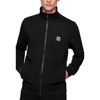 BOSS Zestart 1 Strickjacke Herren, Schwarz