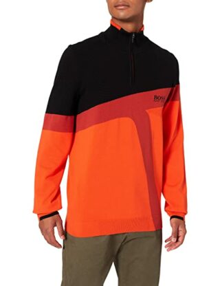 BOSS Zetto Strickpullover Herren, Orange