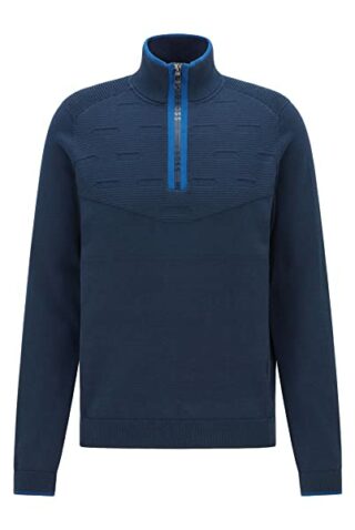 BOSS Ziego Strickpullover Herren, Blau