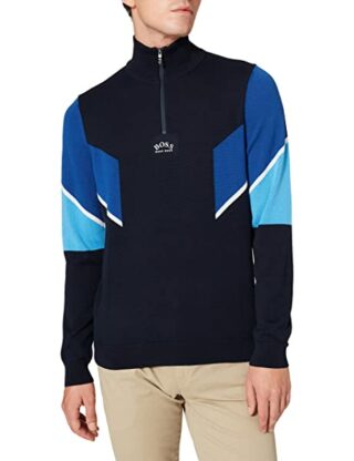 BOSS Zofin Strickpullover Herren, Blau