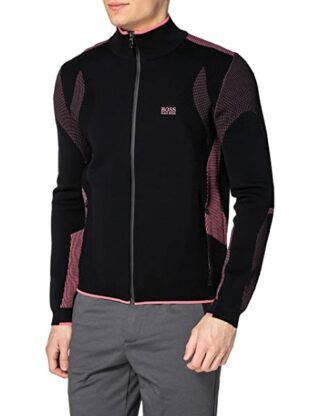 BOSS Zonick Strickjacke Herren, Schwarz