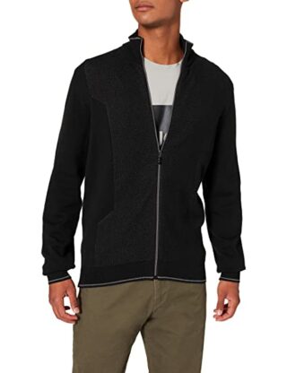 BOSS Zorico Strickjacke Herren, Schwarz