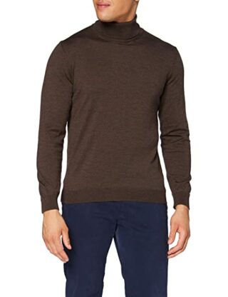 BRAX Brian Rollkragen Pullover Herren, Grau