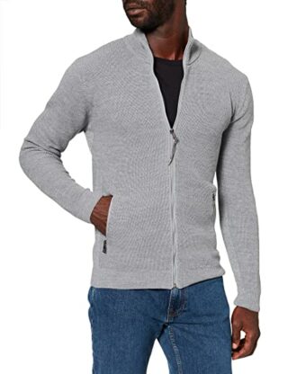 BRAX John Strickjacke Herren, Grau