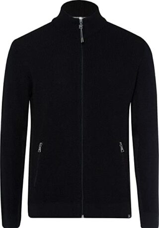 BRAX John Strickjacke Herren, Schwarz