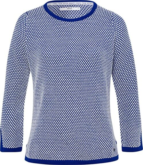 BRAX Liz Strickpullover Damen, Blau