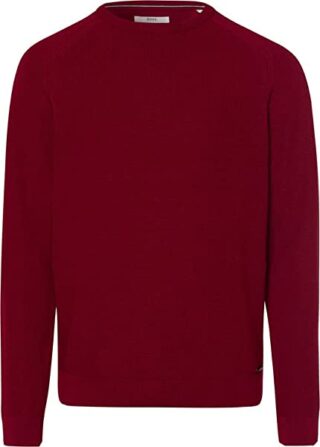 BRAX Roy Strickpullover Herren, Rot