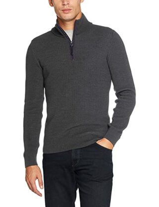 BRAX Steffen Strickpullover Herren, Grau