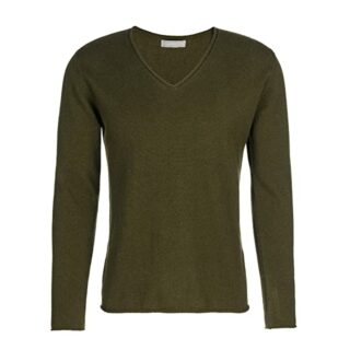 Barefoot Nick V-Ausschnitt Pullover Herren, Grün