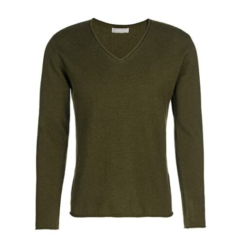 Barefoot Nick V-Ausschnitt Pullover Herren, Grün