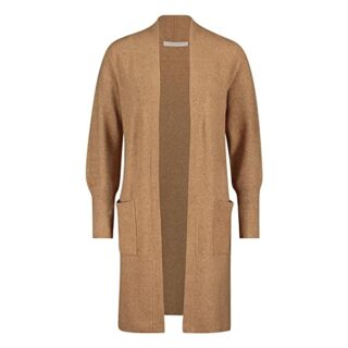 Betty & Co V-Ausschnitt Strickjacke Damen, Braun