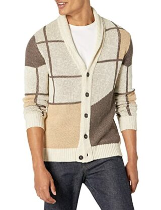 Billy Reid Frames Jacquard Cardigan Herren, Bunt