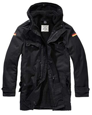 Brandit Flag Feldjacke Herren, Schwarz