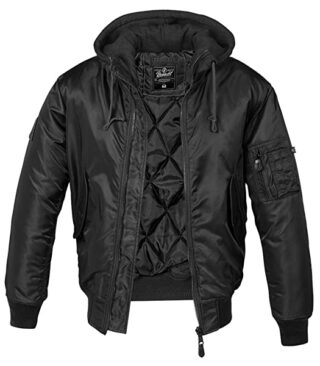 Brandit MA1 Bomberjacke Herren, Schwarz