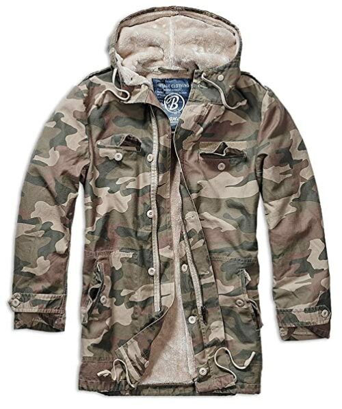Brandit Parka Herren, Grau