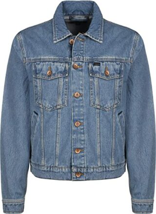 Brixton Cable Jeansjacke Herren, Blau