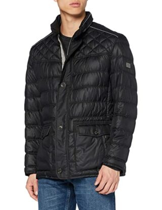 Bugatti Steppjacke Herren, Schwarz